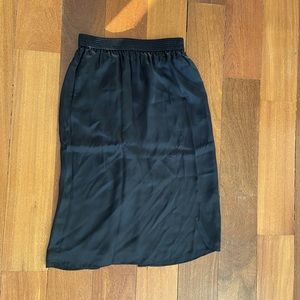 Wilfred Silk Midi Skirt, Size S